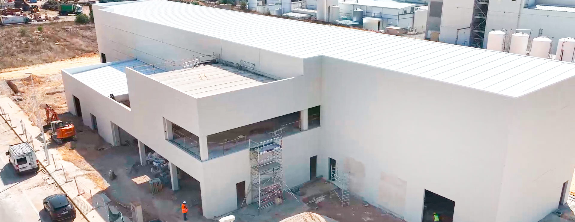 Construcción de naves para la industria alimentaria